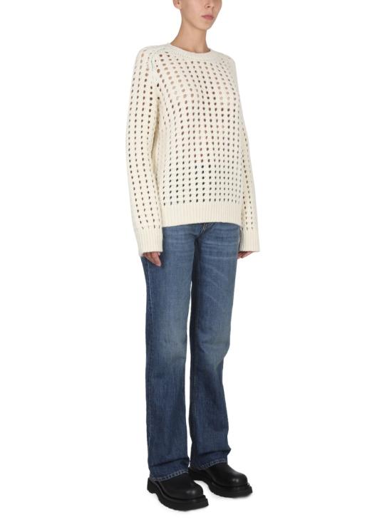 26FW 보테가베네타 스웨터 670133 V0ZP09071 WHITE - BOTTEGA VENETA