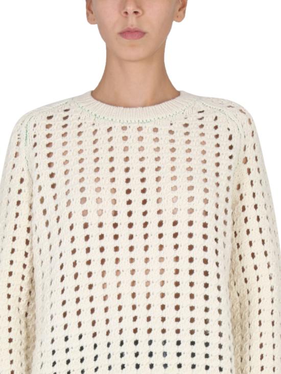 26FW 보테가베네타 스웨터 670133 V0ZP09071 WHITE - BOTTEGA VENETA