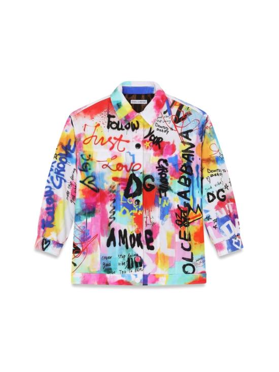  [키즈] 돌체앤가바나 캐주얼 자켓 L5JBJ6K G7BMNS8182 MULTICOLOUR