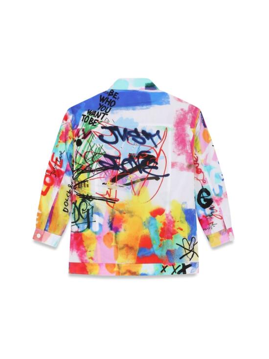  [키즈] 돌체앤가바나 캐주얼 자켓 L5JBJ6K G7BMNS8182 MULTICOLOUR - DOLCE & GABBANA