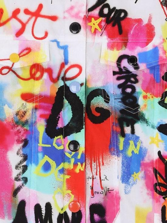  [키즈] 돌체앤가바나 캐주얼 자켓 L5JBJ6K G7BMNS8182 MULTICOLOUR - DOLCE & GABBANA