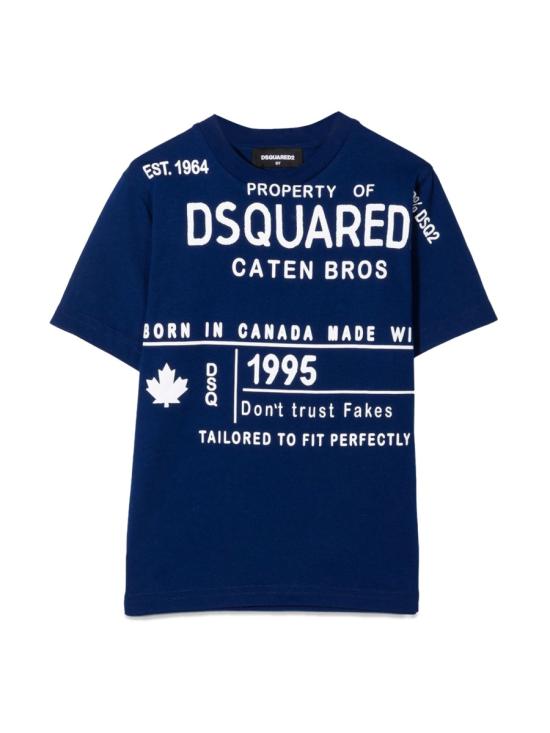  [키즈] 디스퀘어드2 티셔츠 DQ0520K D002FDQ865 BLUE