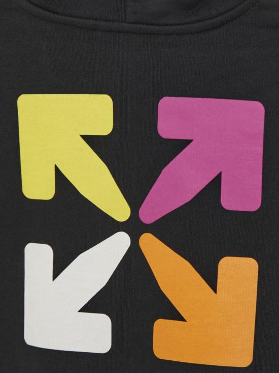  [키즈] 오프화이트 풀오버 OGBE001K F21FLE0021084 BLACK - OFF WHITE