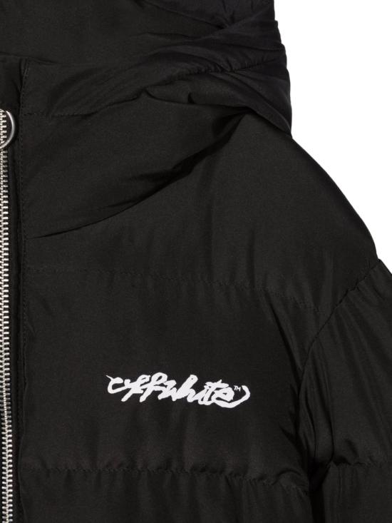  [키즈] 오프화이트 트렌치 코트 OGEA001K F21FAB0021001 BLACK - OFF WHITE