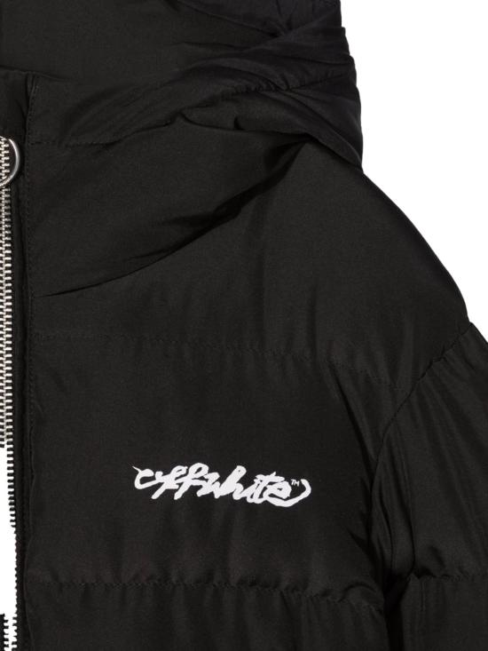  [키즈] 오프화이트 트렌치 코트 OGEA001K F21FAB0021001 BLACK - OFF WHITE