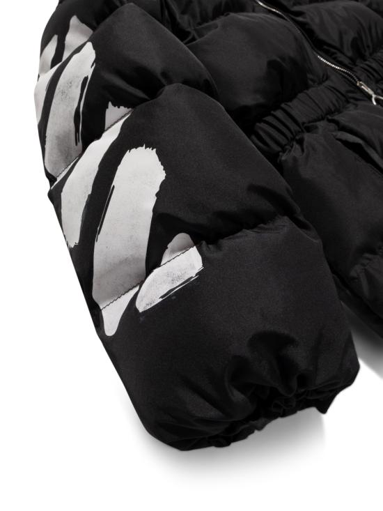  [키즈] 오프화이트 트렌치 코트 OGEA001K F21FAB0021001 BLACK - OFF WHITE