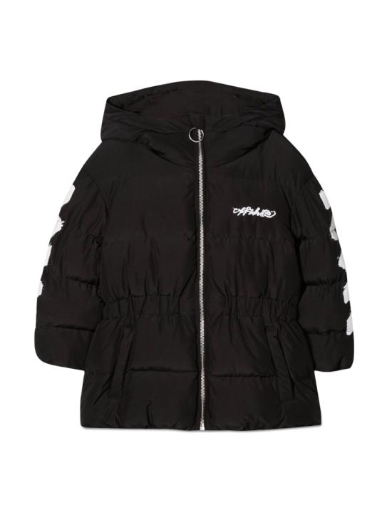  [키즈] 오프화이트 트렌치 코트 OGEA001K F21FAB0021001 BLACK