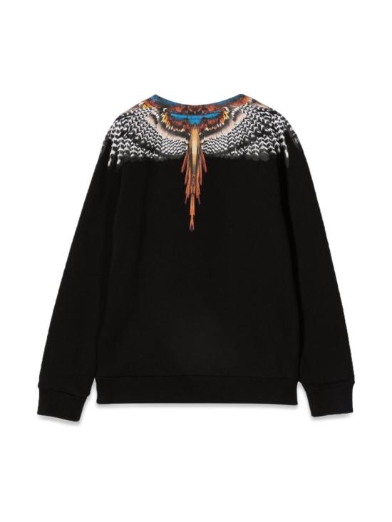  [키즈] 마르셀로 불론 티셔츠 CBBA001F21FLE005K 1020 BLACK - MARCELO BURLON