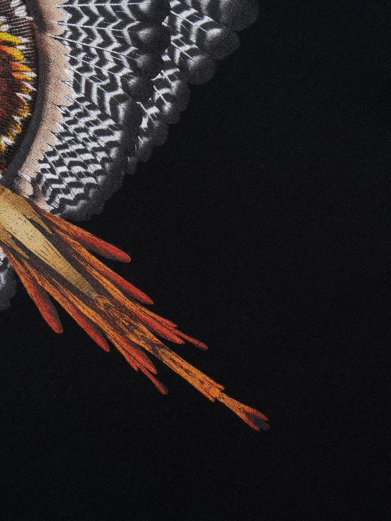  [키즈] 마르셀로 불론 티셔츠 CBBA001F21FLE005K 1020 BLACK - MARCELO BURLON