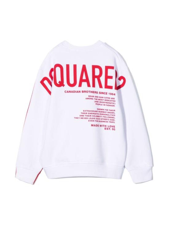  [키즈] 디스퀘어드2 트레이닝 상의 DQ0535K D00G4DQ100 WHITE - DSQUARED2
