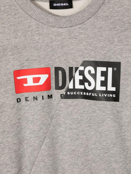  [키즈] 디젤 트레이닝 상의 J00096K 0IAJHK963 GREY - DIESEL