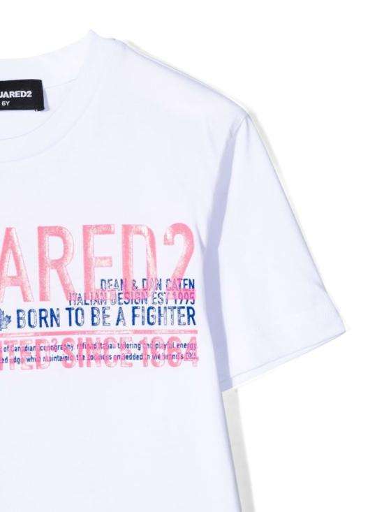  [키즈] 디스퀘어드2 티셔츠 DQ0521K D00MQDQ100 WHITE - DSQUARED2