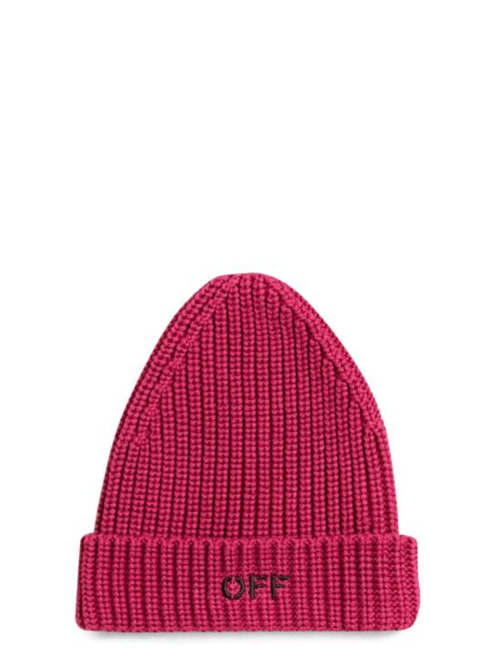  [키즈] 오프화이트 모자 OGLC003K F21KNI0013210 FUCHSIA - OFF WHITE