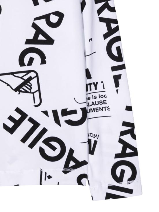  [키즈] MM6 메종마르지엘라 티셔츠 M60039K MM012M6100 WHITE - MM6 MAISON MARGIELA