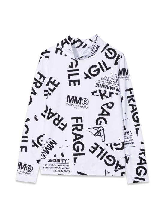  [키즈] MM6 메종마르지엘라 티셔츠 M60039K MM012M6100 WHITE