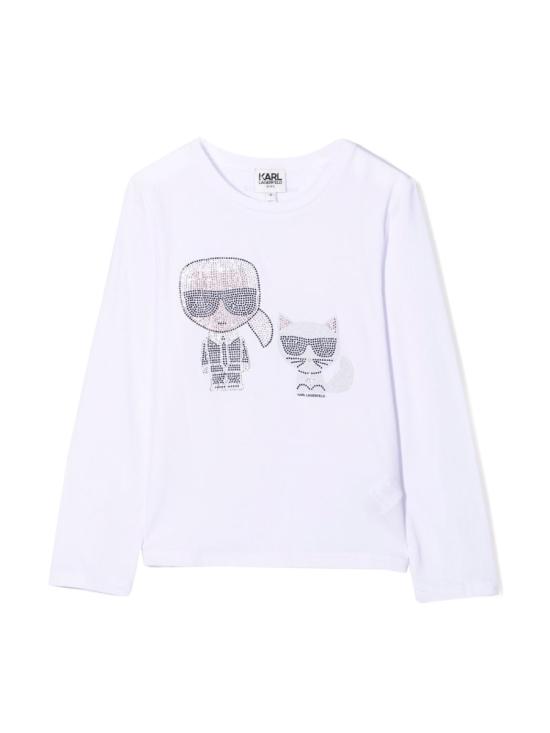  [키즈] 칼라거펠트 티셔츠 Z15329K 10B WHITE - KARL LAGERFELD