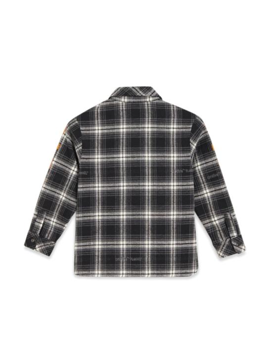  [키즈] 오프화이트 셔츠 OBGA001K F21FAB0031020 BLACK - OFF WHITE