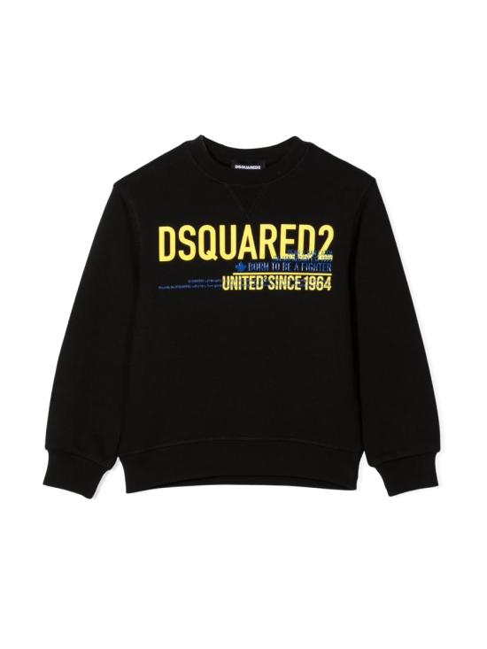  [키즈] 디스퀘어드2 트레이닝 상의 DQ0530K D00G4DQ900 BLACK - DSQUARED2