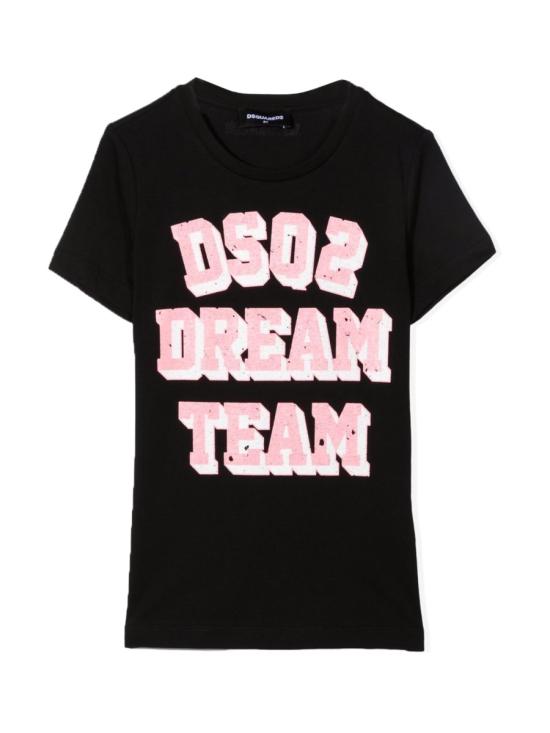  [키즈] 디스퀘어드2 티셔츠 DQ0507K D00A8DQ900 BLACK - DSQUARED2