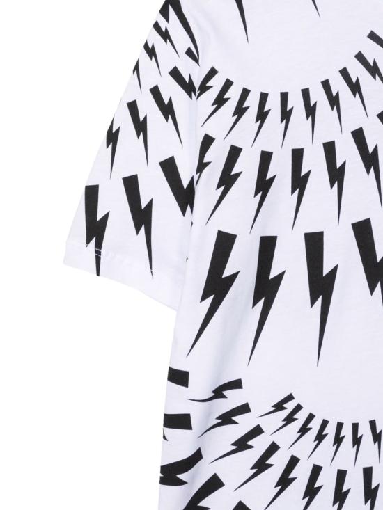  [키즈] 닐바렛 티셔츠 028928K 001 WHITE - NEIL BARRETT