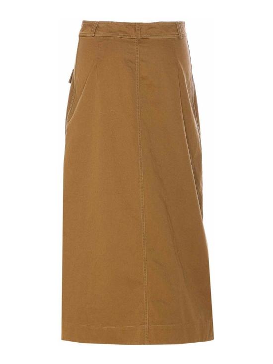 26SS 생로랑 미디 스커트 817344Y04VY2100 Brown - SAINT LAURENT