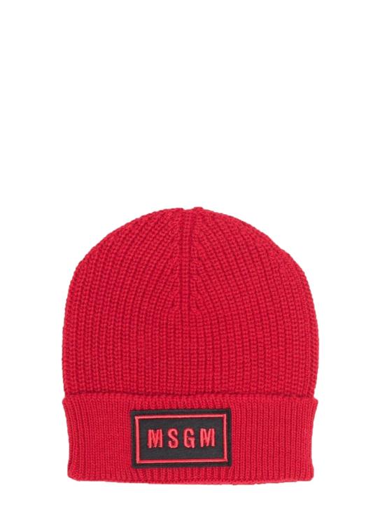 25FW [주니어] 엠에스지엠 모자 MS027743T 040 RED - MSGM