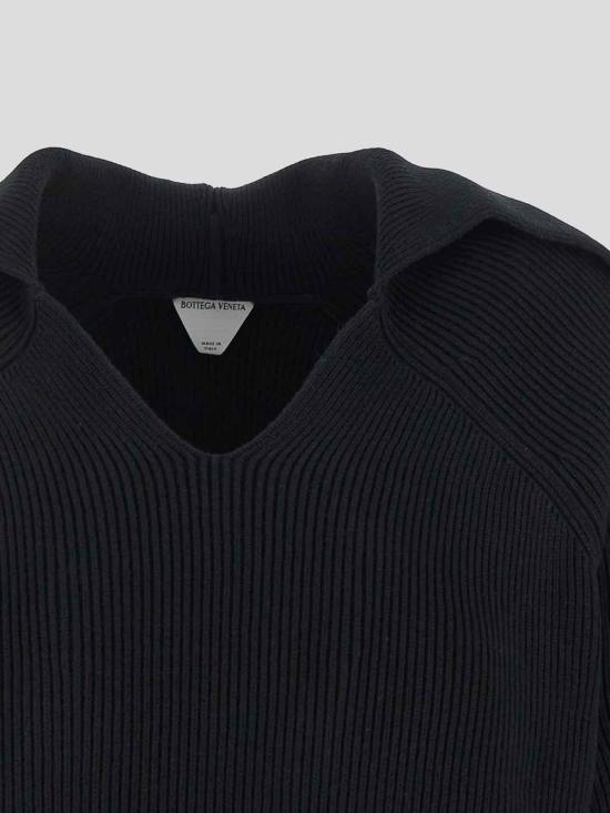 25SS 보테가베네타 스웨터 820109V59X01000 Black - BOTTEGA VENETA