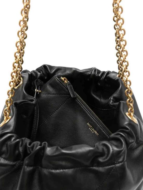 25FW 생로랑 제이미 라지 포숑 램스킨 828350AAB321000 Black - SAINT LAURENT