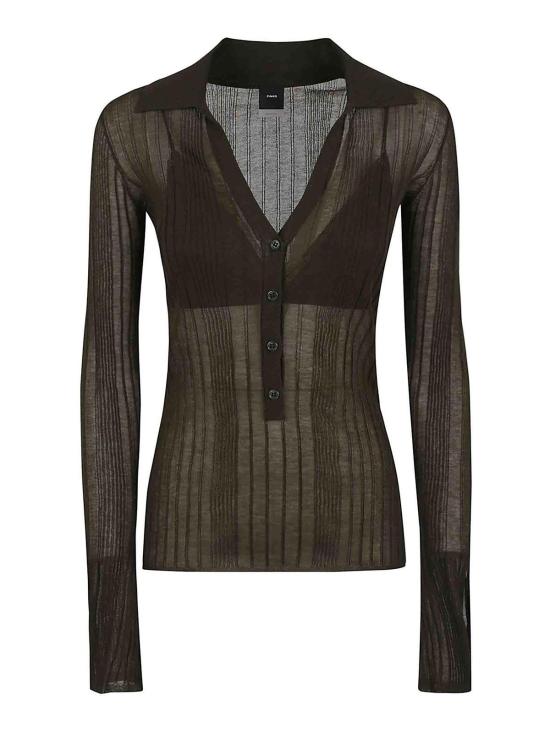  핑코 폴로 티셔츠 104770A1NDX18 Dark Green