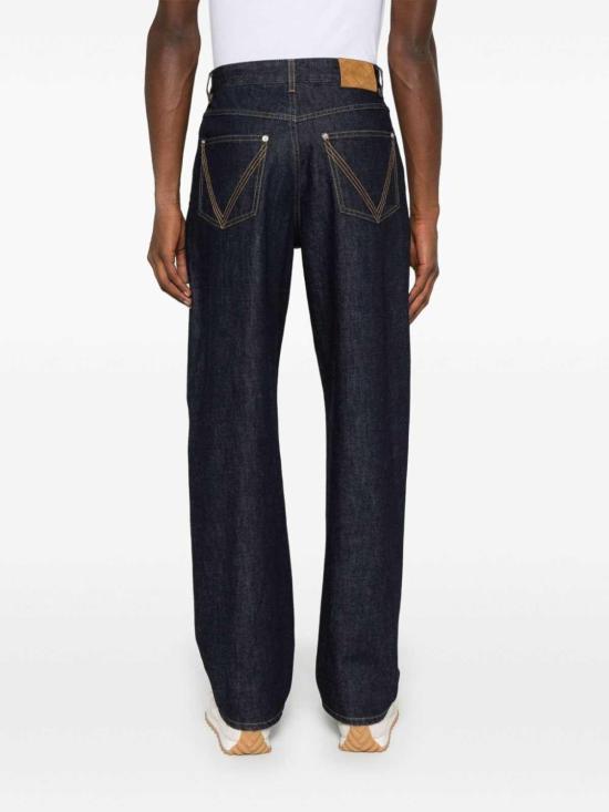25SS 보테가베네타 스트레이트 팬츠 813512V0W204245 Dark Wash - BOTTEGA VENETA