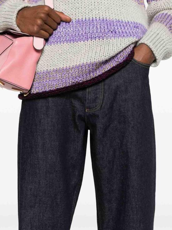 25SS 보테가베네타 스트레이트 팬츠 813512V0W204245 Dark Wash - BOTTEGA VENETA