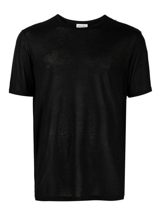25SS 생로랑 반팔 티셔츠 749102Y37IL1000 Black