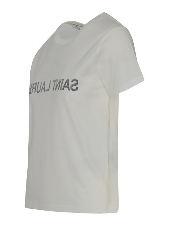  생로랑 폴로 티셔츠 665234Y37AW9744 Beige - SAINT LAURENT