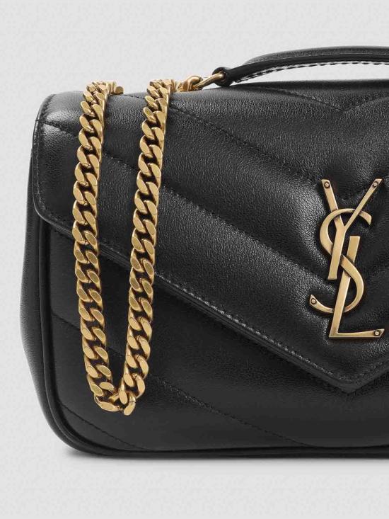 26SS 생로랑 루루 마틀라세 램스킨 스몰 숄더백 801437AAEAX1000 - SAINT LAURENT