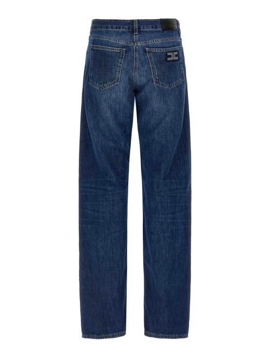  엘리자베타프랜치 스트레이트 팬츠 PJ09I56E2104 Blue - ELISABETTA FRANCHI