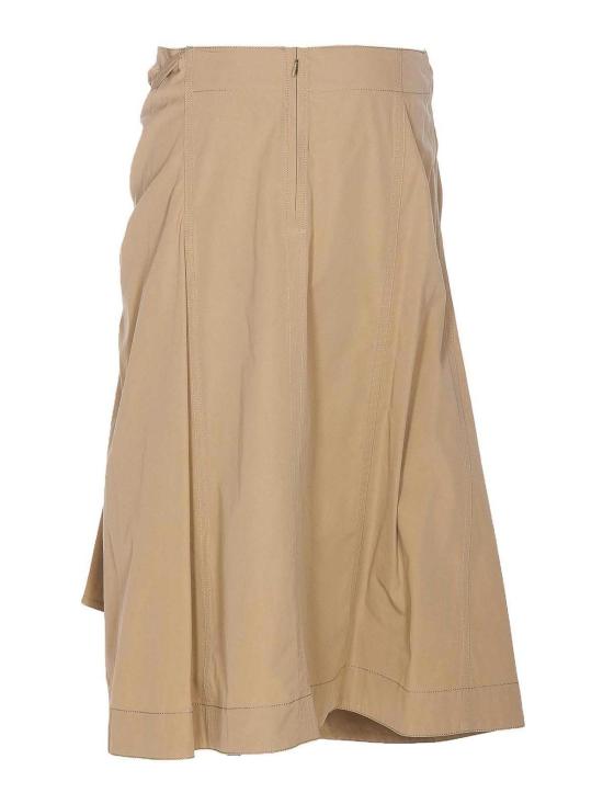 24FW 보테가베네타 미디 스커트 786369VA5Y09733 Beige - BOTTEGA VENETA