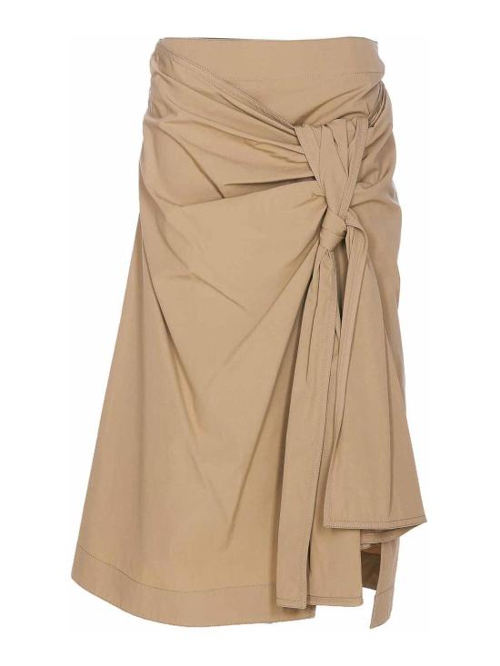 24FW 보테가베네타 미디 스커트 786369VA5Y09733 Beige