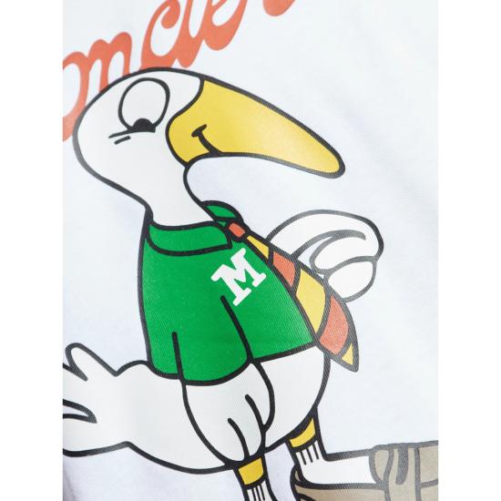 25FW 몽클레어 마스코트 로고 코튼 티셔츠  89AJS 8C000 16 00A WHITE - MONCLER