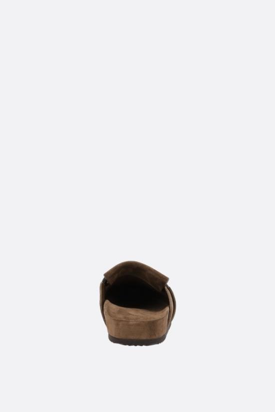  브루넬로 쿠치넬리 뮬/슬리퍼 MZSFG2877C7495 Brown - BRUNELLO CUCINELLI