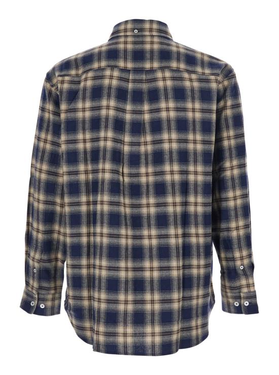 25FW 던스트 셔츠 UDSH5C104N2NAVYBEIGECHECK Blu - DUNST