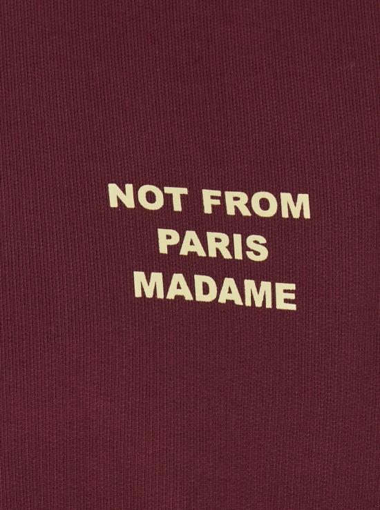 25FW 드롤드무슈 긴팔 티셔츠 ISW149CO127WN Bordeaux - DROLE DE MONSIEUR