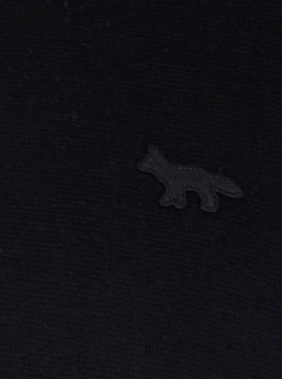 25FW 메종키츠네 테크니컬 메리노 울 니트 자켓 PM02113KT1168P199 Black - MAISON KITSUNE