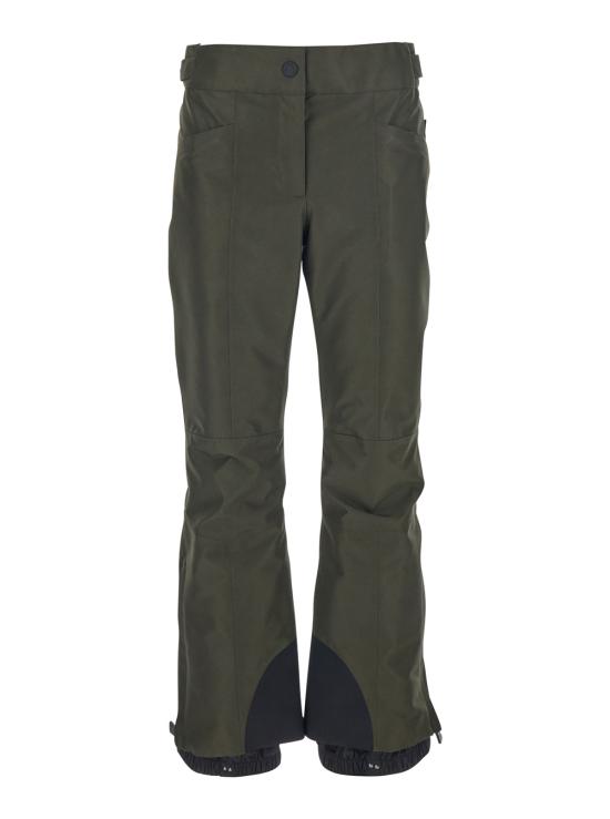 25FW 몽클레어 스트레이트 팬츠 2G00008597MO83C Green