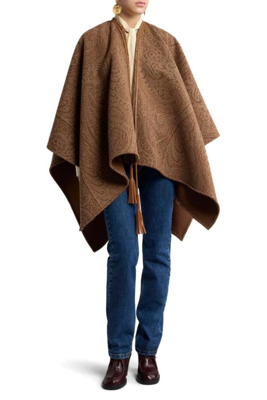 25FW 에트로 울 캐시미어 자카드 케이프  WRBD001299TJB37S9820 MULTICOLOR - ETRO