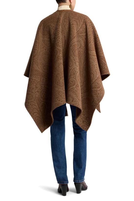 25FW 에트로 울 캐시미어 자카드 케이프  WRBD001299TJB37S9820 MULTICOLOR - ETRO