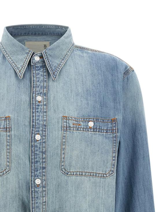 25FW 알13 셔츠 R13WD185D351ARIVERBLUE - R13