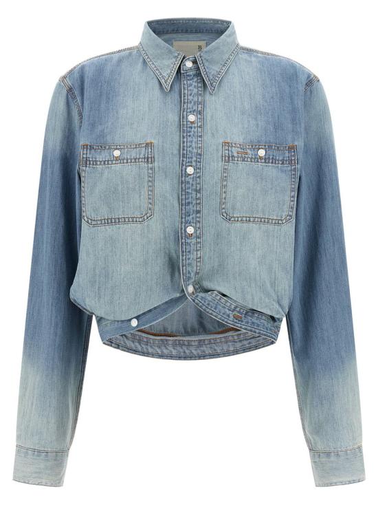 25FW 알13 셔츠 R13WD185D351ARIVERBLUE