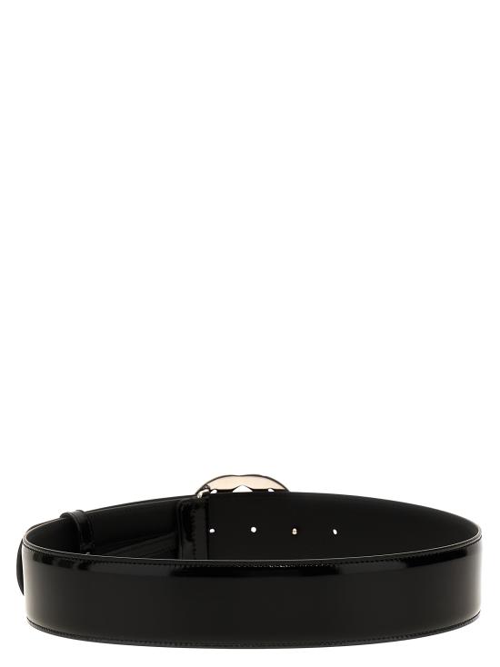 25FW 구찌 Incrocio 인크로시오 GG 레귤러 벨트 763389AACBA1000 Black - GUCCI