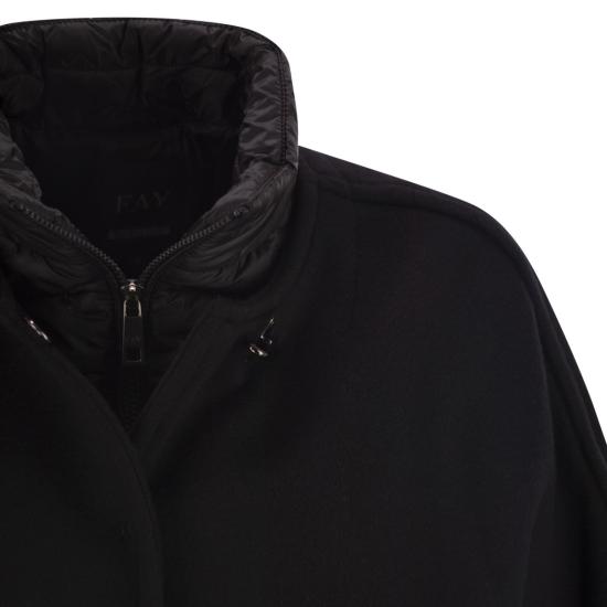 25FW 페이 케이프 NAW16513270ZYC BLACK - FAY