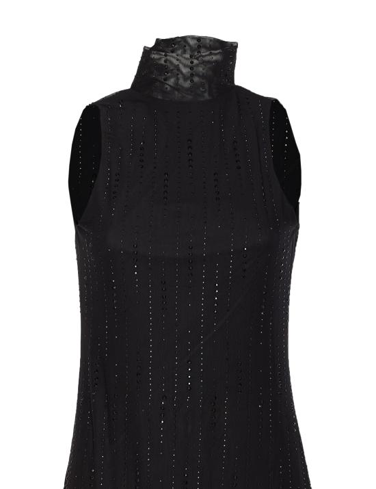 25FW 리우조 미디 원피스 CF5054J4966 01038 Black - LIU JO